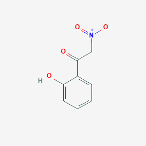 molecular formula C8H7NO4 B8469321 2-(Nitroacetyl)phenol 