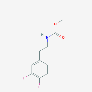 molecular formula C11H13F2NO2 B8469428 Ethyl 3,4-difluorophenethylcarbamate 