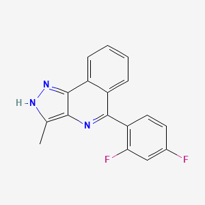 5-(2,4-Difluorophenyl)-3-methyl-1H-pyrazolo[4,3-c]isoquinoline