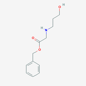 N-(3-hydroxypropyl)glycine benzyl ester