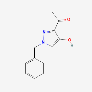 1-(1-benzyl-4-hydroxy-1H-pyrazol-3-yl)ethanone