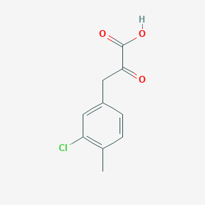 3-(3-Chloro-4-methylphenyl)-2-oxopropanoic acid