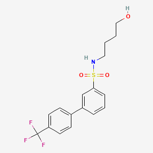 4'-Trifluoromethylbiphenyl-3-sulfonic acid (4-hydroxy-butyl)-amide