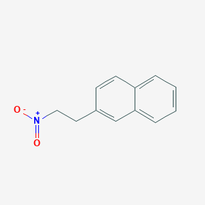 molecular formula C12H11NO2 B8469591 2-(2-Nitroethyl)naphthalene 