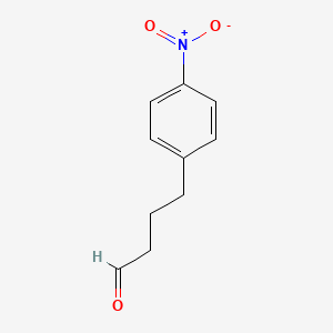 molecular formula C10H11NO3 B8469870 4-(4-Nitrophenyl)butyraldehyde 