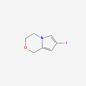 7-iodo-3,4-dihydro-1H-pyrrolo[2,1-c][1,4]oxazine