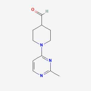 molecular formula C11H15N3O B8469893 1-(2-Methylpyrimidin-4-yl)-4-(formyl)piperidine 
