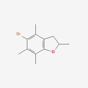 5-Bromo-2,4,6,7-tetramethyl-2,3-dihydro-1-benzofuran