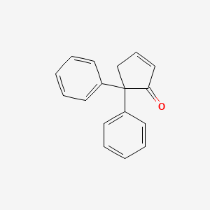 5,5-Diphenyl-2-cyclopenten-1-one