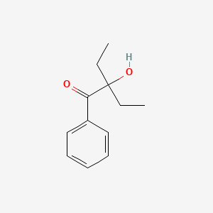 molecular formula C12H16O2 B8469977 2-Ethyl-2-hydroxy-1-phenylbutan-1-one CAS No. 30239-74-8