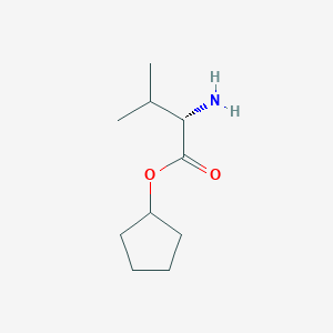 (S)-cyclopentyl-2-amino-3-methylbutanoate