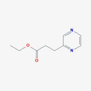 3-Pyrazin-2-yl-propionic acid ethyl ester