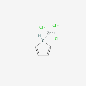 molecular formula C5H5Cl3Zr B8470073 Cyclopentadienyl zirconium trichloride 