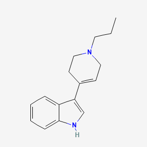 molecular formula C16H20N2 B8470127 3-(1-propyl-1,2,3,6-tetrahydro-4-pyridinyl)-1H-indole 