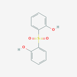molecular formula C12H10O4S B084702 Phenol, 2,2'-sulfonylbis- CAS No. 15038-67-2