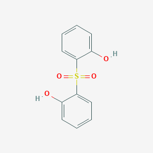 molecular formula C12H10O4S B084702 2-(2-hydroxyphenyl)sulfonylphenol CAS No. 15038-67-2