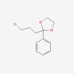 4,4-Ethylenedioxy-4-phenylbutyl bromide