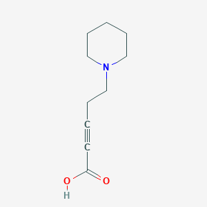 5-Piperidin-1-yl-pent-2-ynoic acid