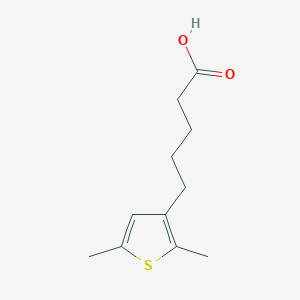 5-(2,5-Dimethyl-3-thiophenyl)pentanoic acid