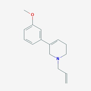 5-(3-Methoxyphenyl)-1-(prop-2-en-1-yl)-1,2,3,6-tetrahydropyridine