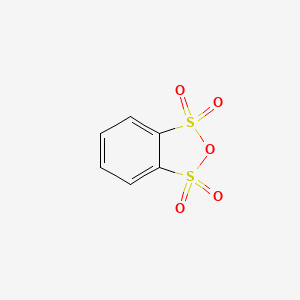 molecular formula C6H4O5S2 B8470384 2,1,3-Benzoxadithiole, 1,1,3,3-tetraoxide 