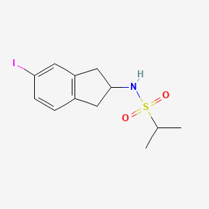 N-(5-iodo-2,3-dihydro-1H-inden-2-yl)-2-propanesulfonamide