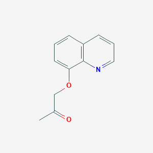 molecular formula C12H11NO2 B8470395 8-(2-Oxopropoxy)quinoline 