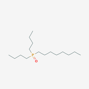 molecular formula C16H35OP B084704 Phosphine oxide, dibutyloctyl- CAS No. 14283-67-1