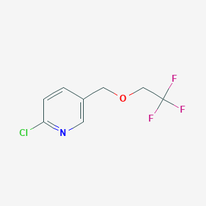2-Chloro-5-[(2,2,2-trifluoroethoxy)methyl]pyridine