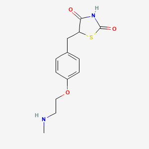 5-[4-(2-Methylaminoethoxy)-benzyl]-thiazolidine-2,4-dione