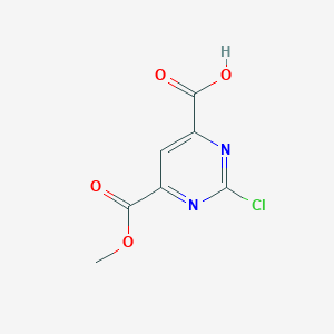 2-Chloro-pyrimidine-4,6-dicarboxylic acid monomethyl ester