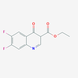 molecular formula C12H9F2NO3 B8470446 Ethyl 6,7-difluoro-4-oxoquinoline-3-carboxylate 