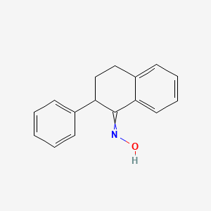 molecular formula C16H15NO B8470458 2-Phenyl-1-tetralone oxime CAS No. 20495-17-4