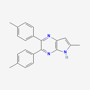 6-Methyl-2,3-di-p-tolyl-5H-pyrrolo[2,3-b]pyrazine