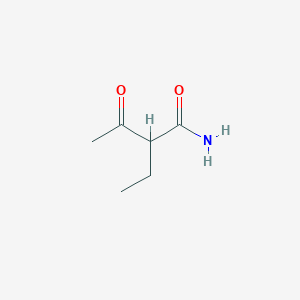 molecular formula C6H11NO2 B8470498 2-Ethylacetoacetamide 