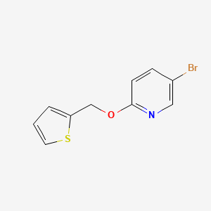 molecular formula C10H8BrNOS B8470552 2-(Thien-2-ylmethoxy)-5-bromopyridine 