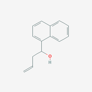 molecular formula C14H14O B8470568 1-(1-Naphthyl)-3-buten-1-ol 