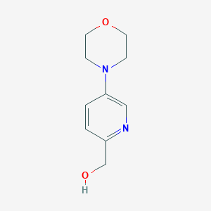 molecular formula C10H14N2O2 B8470598 (5-Morpholinopyridin-2-yl)methanol CAS No. 1126370-10-2