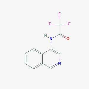 molecular formula C11H7F3N2O B8470616 2,2,2-trifluoro-N-(isoquinolin-4-yl)acetamide 