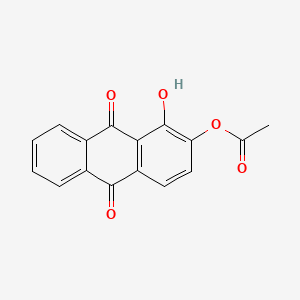 1-Hydroxy-9,10-dioxo-9,10-dihydroanthracen-2-YL acetate
