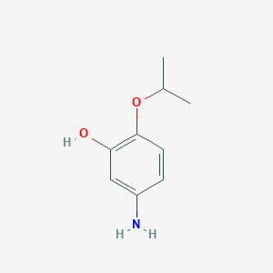 molecular formula C9H13NO2 B8470645 5-Amino-2-isopropoxyphenol 