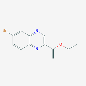 6-Bromo-2-(1-ethoxyvinyl)quinoxaline