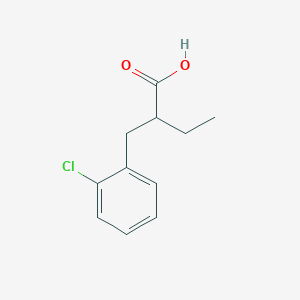 2-[(2-Chlorophenyl)methyl]butanoic acid
