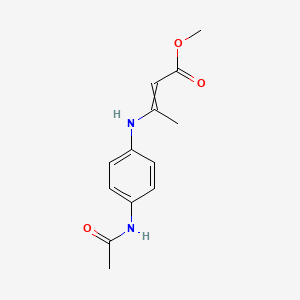 Methyl 3-{[4-(acetylamino)phenyl]amino}but-2-enoate