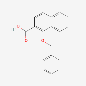 molecular formula C18H14O3 B8470757 1-Benzyloxy-naphthalene-2-carboxylic acid 