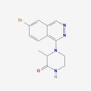 4-(6-Bromophthalazin-1-yl)-3-methylpiperazin-2-one