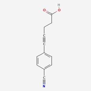 5-(p-Cyanophenyl)-4-pentynoic acid
