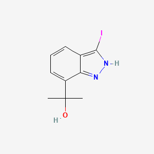 2-(3-iodo-1H-indazol-7-yl)-propan-2-ol