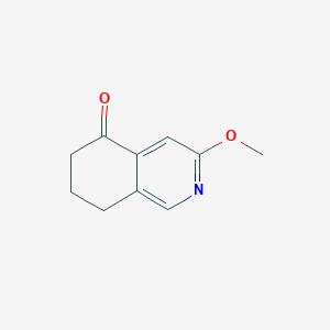 molecular formula C10H11NO2 B8470933 3-methoxy-7,8-dihydroisoquinolin-5(6H)-one 