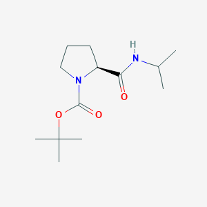 molecular formula C13H24N2O3 B8471085 Boc-Pro-NH-CH(CH3)2 